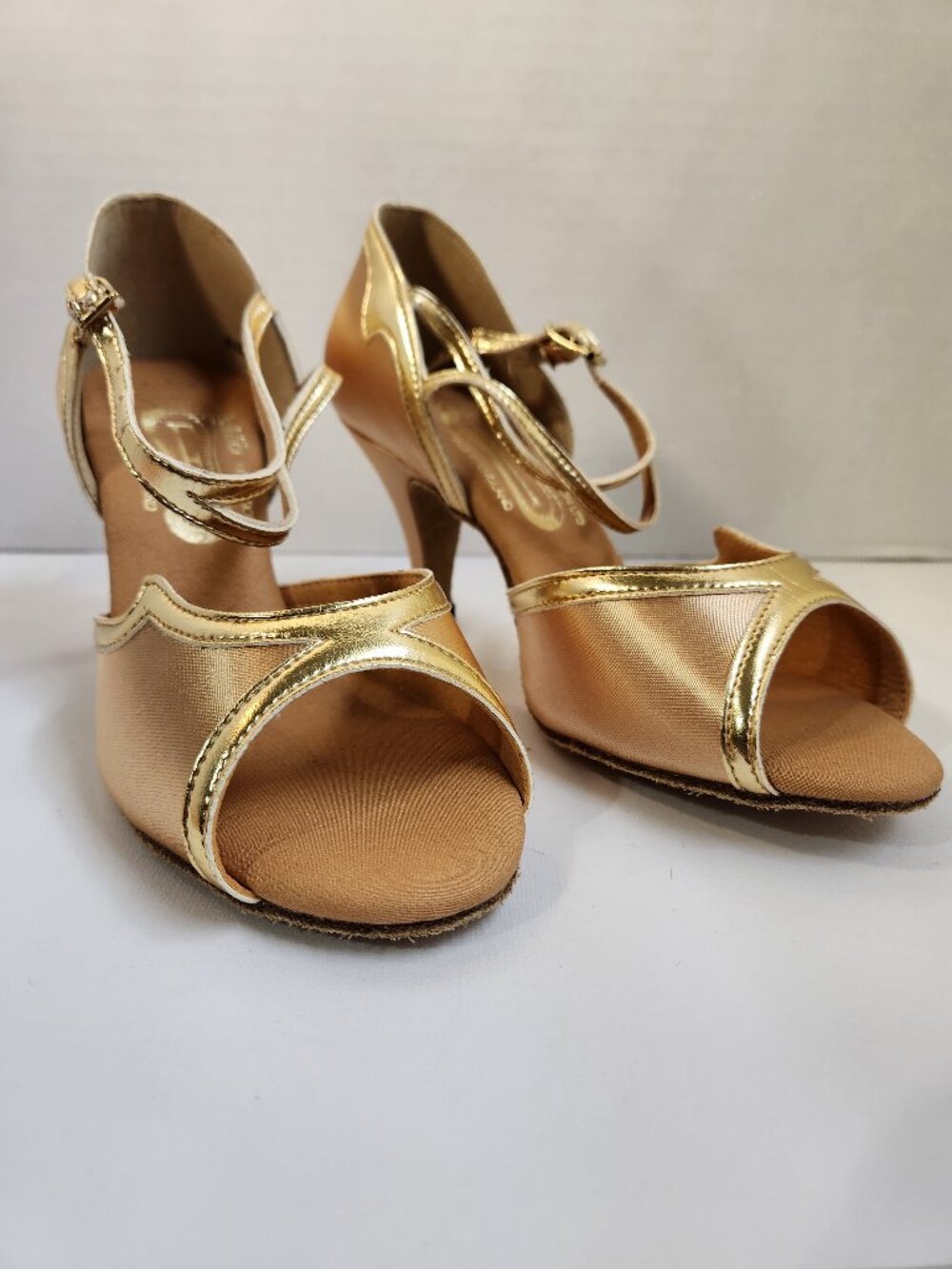 VTG NIB NWT Old Stock Freed of London “Peta” ballroom Latin dance shoes Sz 5.5-6
